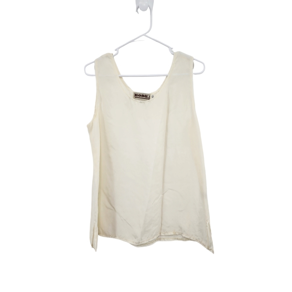 Bodil Women's Bemberg Sleeveless Flare Fit Blouse - L